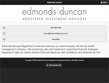 Tablet Screenshot of edmondsduncan.com